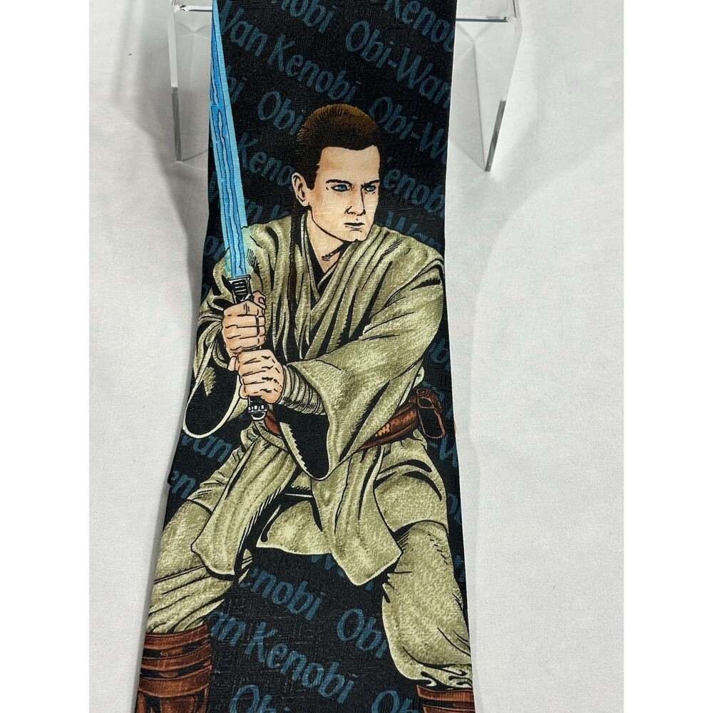 Star Wars Obi-Wan Kenobi Lightsaber Novelty Necktie NWT 56 Inch